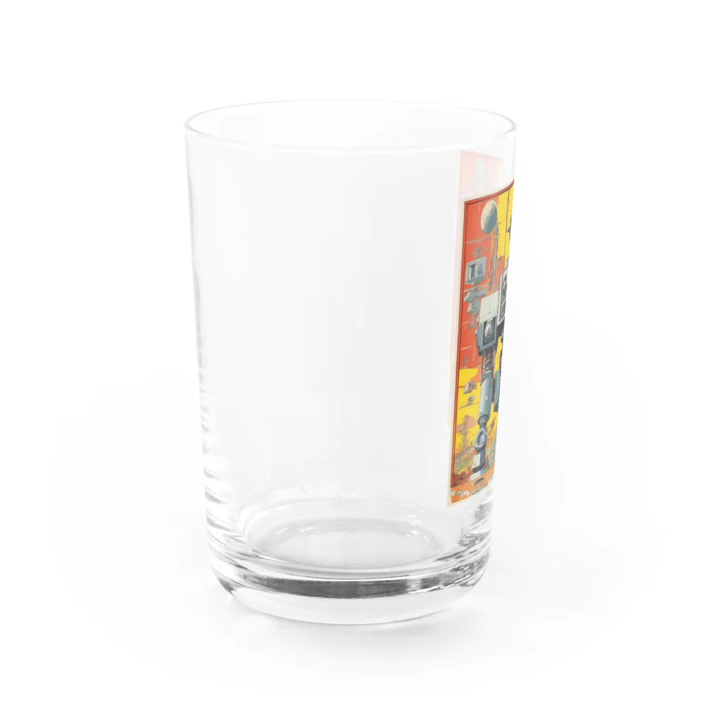 mirinconixのレトロで大きくてジャンクな戦闘用ロボットくん Water Glass :left