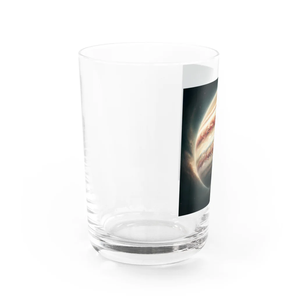 宇宙の神秘グッズ販売所のジュピター Water Glass :left