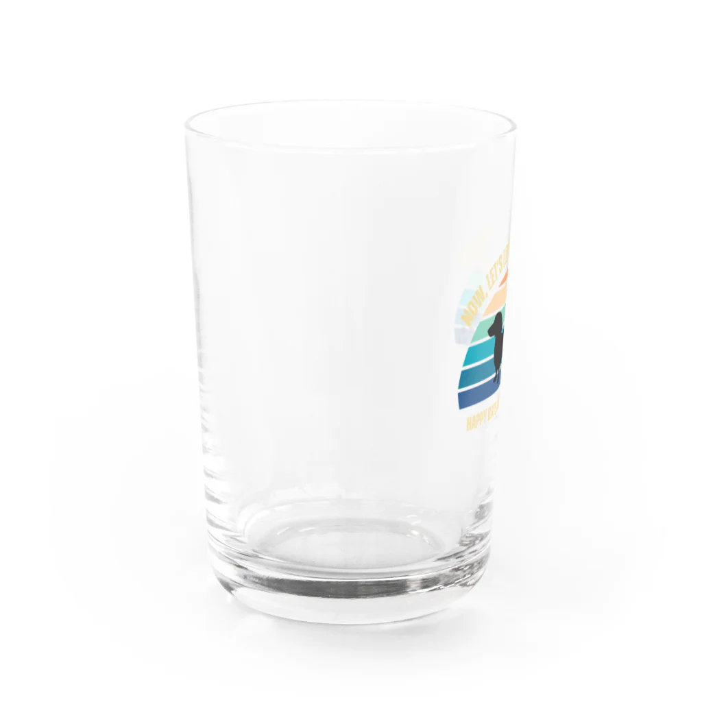 dreamy-designのわんちゃん　ダックスフンド Water Glass :left