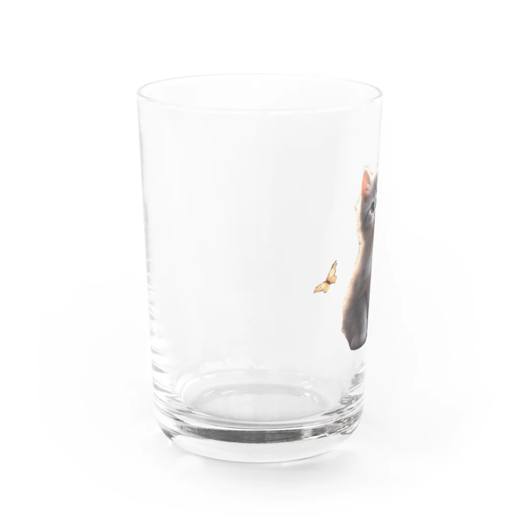 LuuuNのにゃんこ猫 Water Glass :left