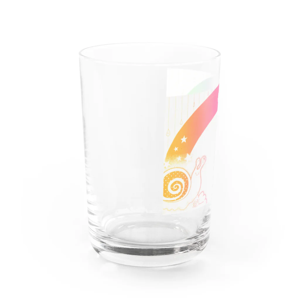 KETOPIKETOPISの虹の架け橋　カタツムリ Water Glass :left