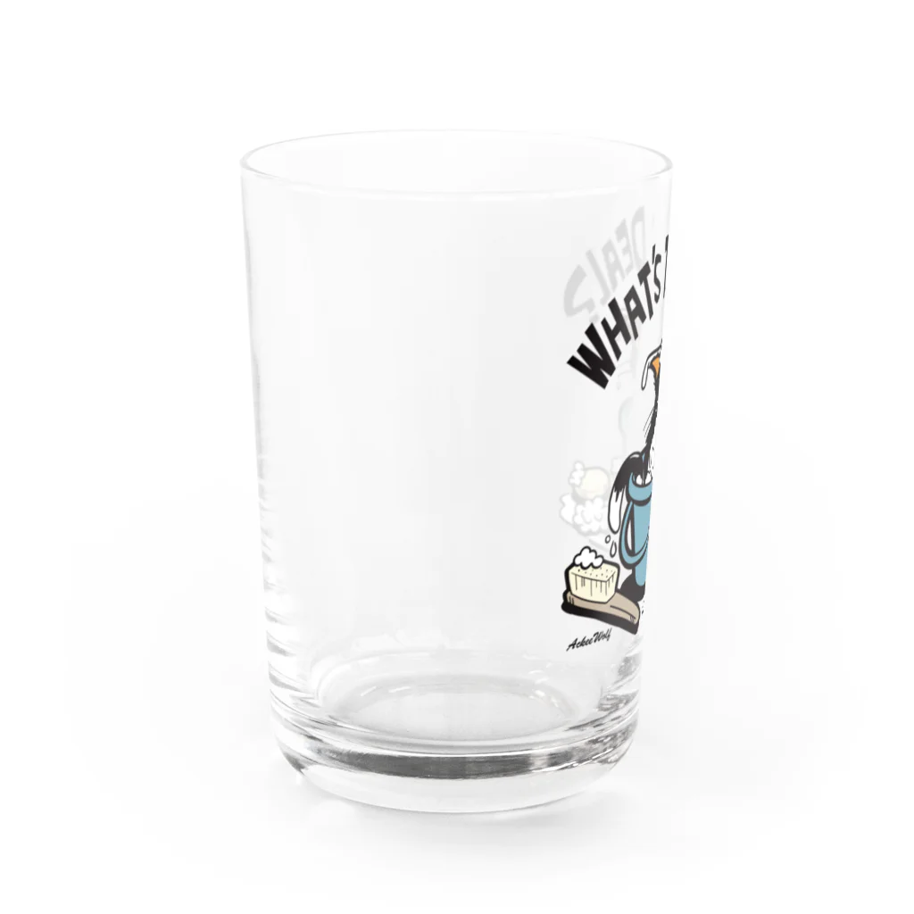 AckeeWolf Art Shopの猫シャンプー Water Glass :left