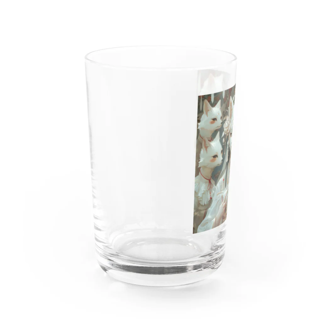 AQUAMETAVERSEの狐の嫁入り　なでしこ1478 Water Glass :left