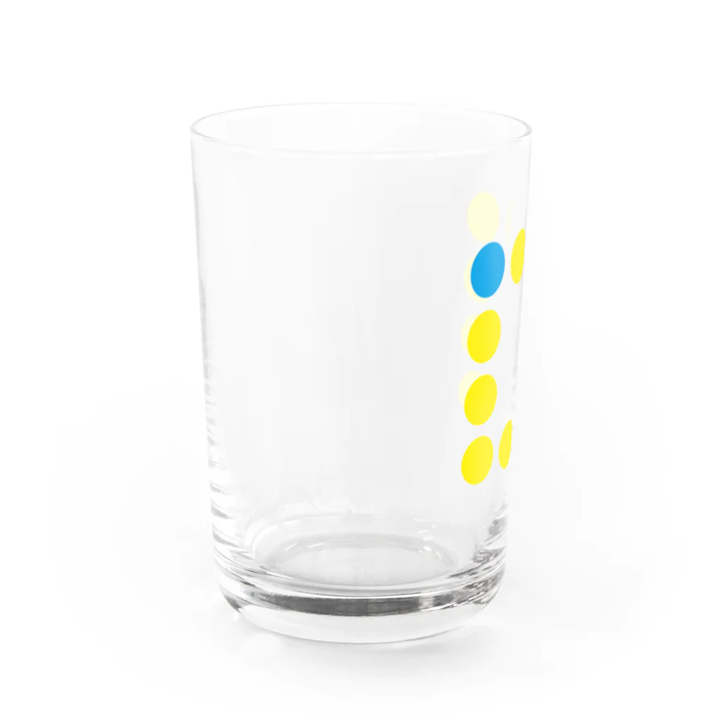 〇△□のお店のシンプルドットデザインシリーズ12 Water Glass :left