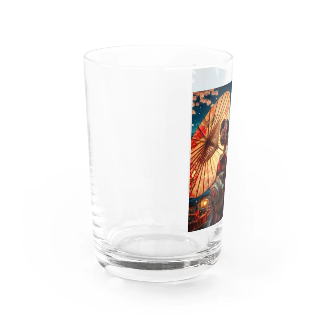 終わらない夢🌈の和の風景✨ Water Glass :left
