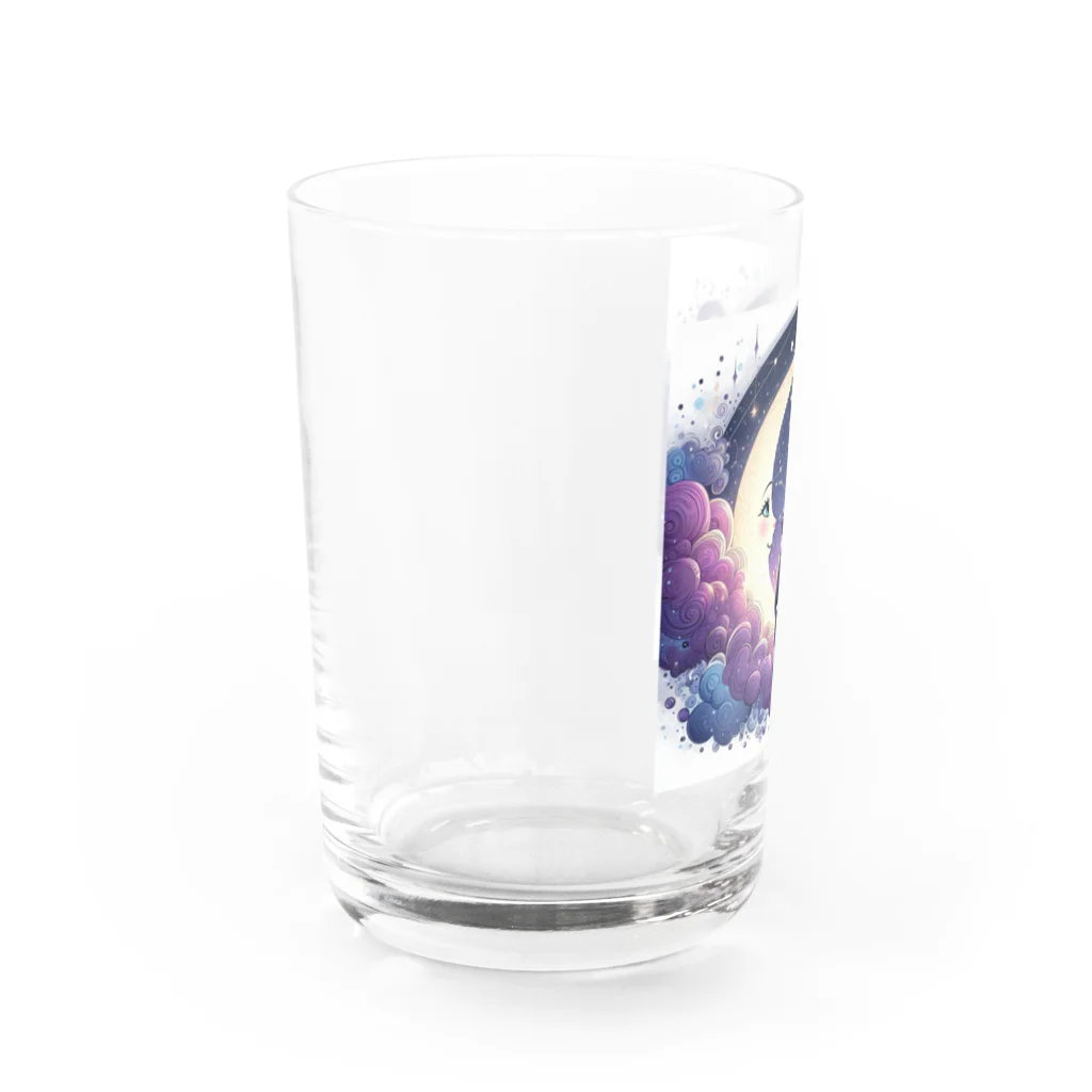 パープルルームのこの仕草可愛い Water Glass :left