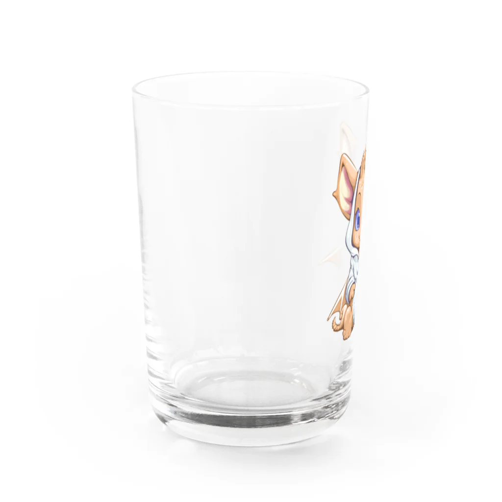 Vasetti_pressのオレンジドラゴン Water Glass :left