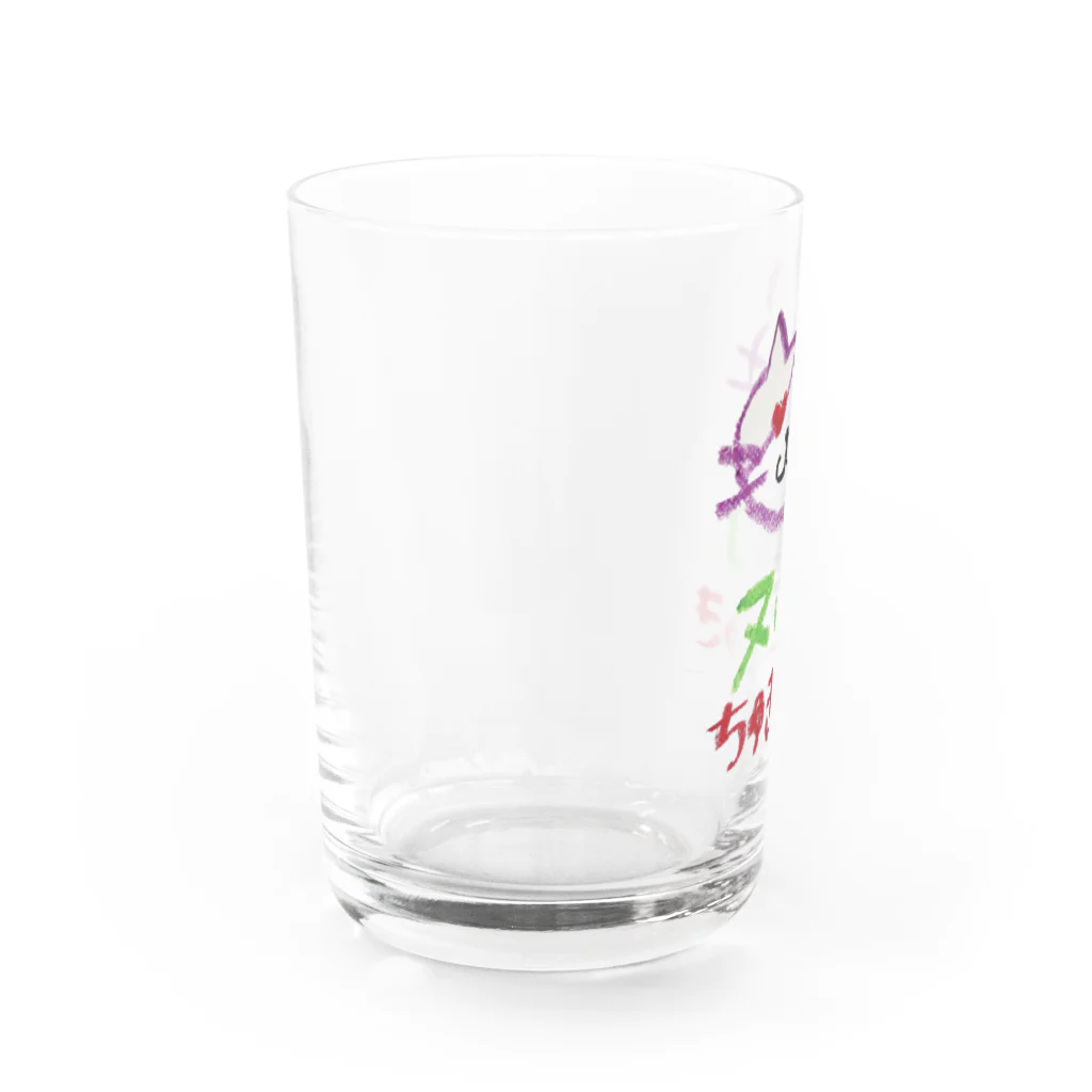 しょちゃぷにのヌッコちゅきちゅき Water Glass :left