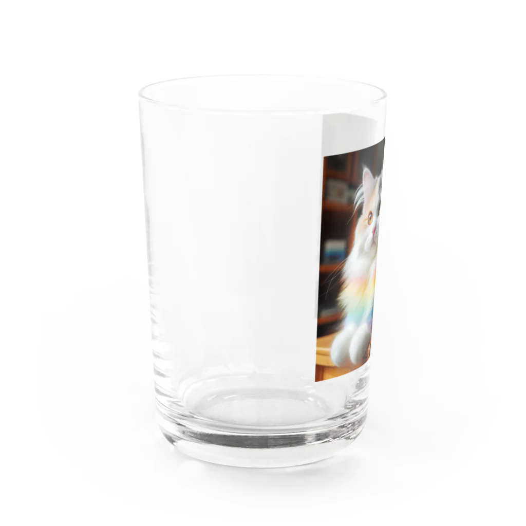 Creation CATの虹色CAT Water Glass :left