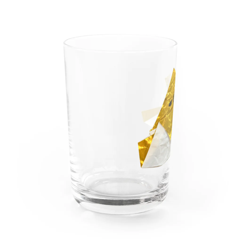 tomorhythmの折り紙のペンギン Water Glass :left