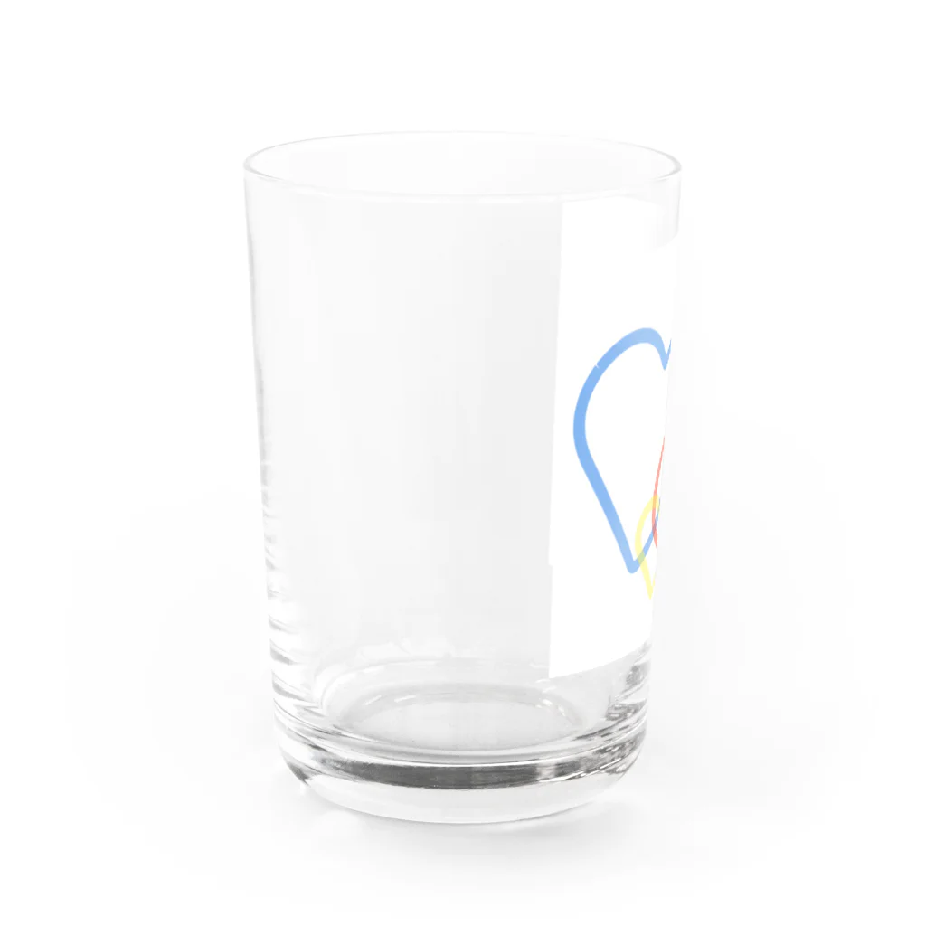 SOU＆SOUの3ハート　あなたと私の未来 Water Glass :left