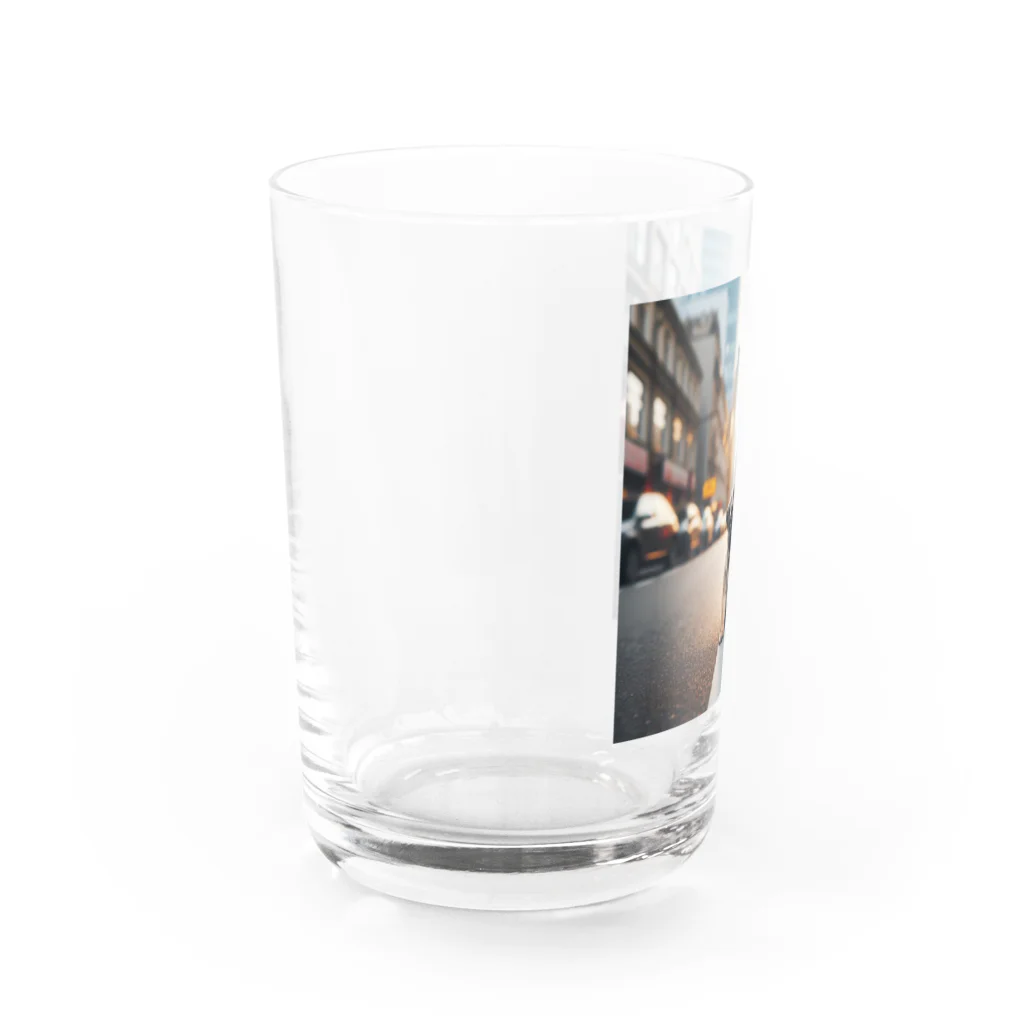 koumeiのみちにパグ2 Water Glass :left