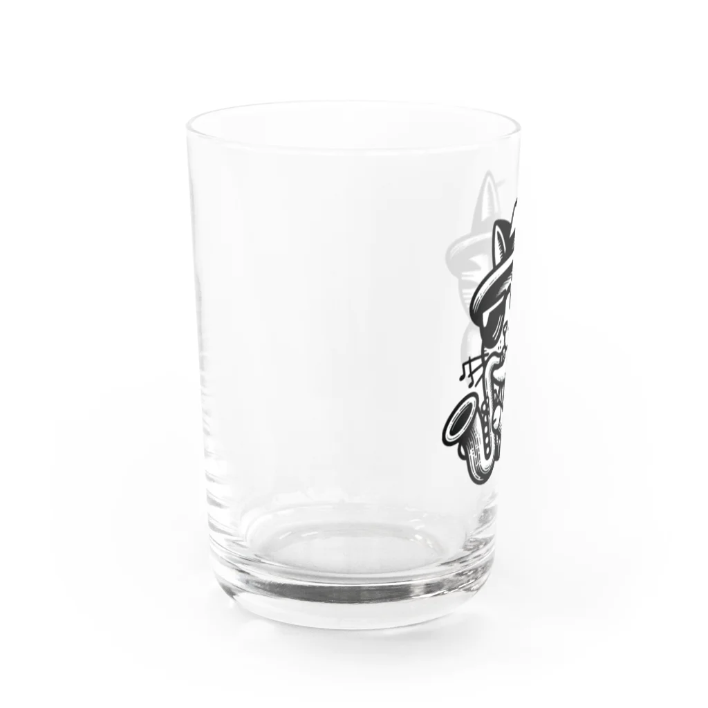 age3mのブローキャット Water Glass :left