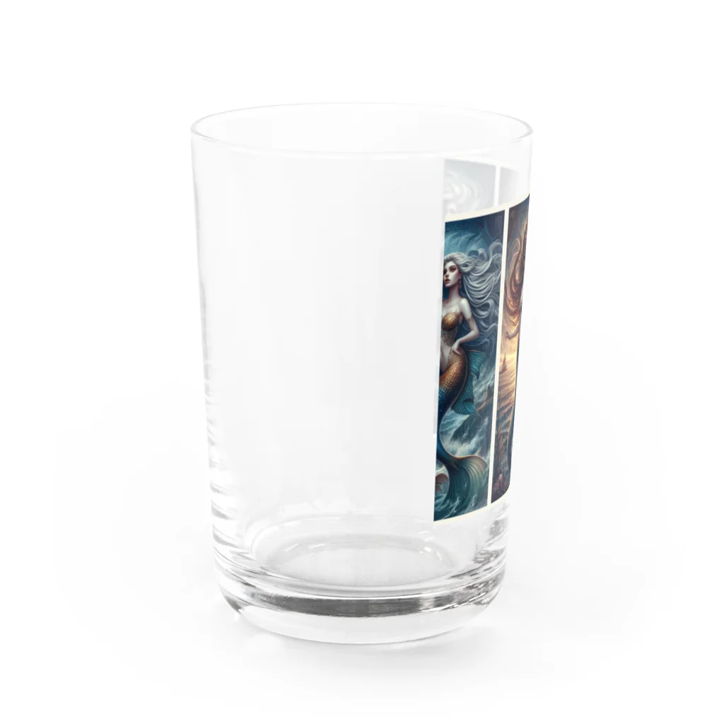 harumzx1の海の深海に住む幻想的なクリーチャー、「セイレーン」 グラス左面