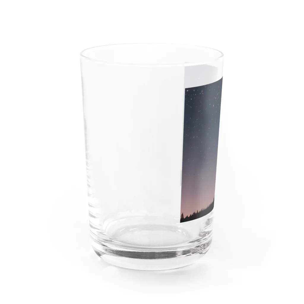 Chama's shopの星空 Water Glass :left