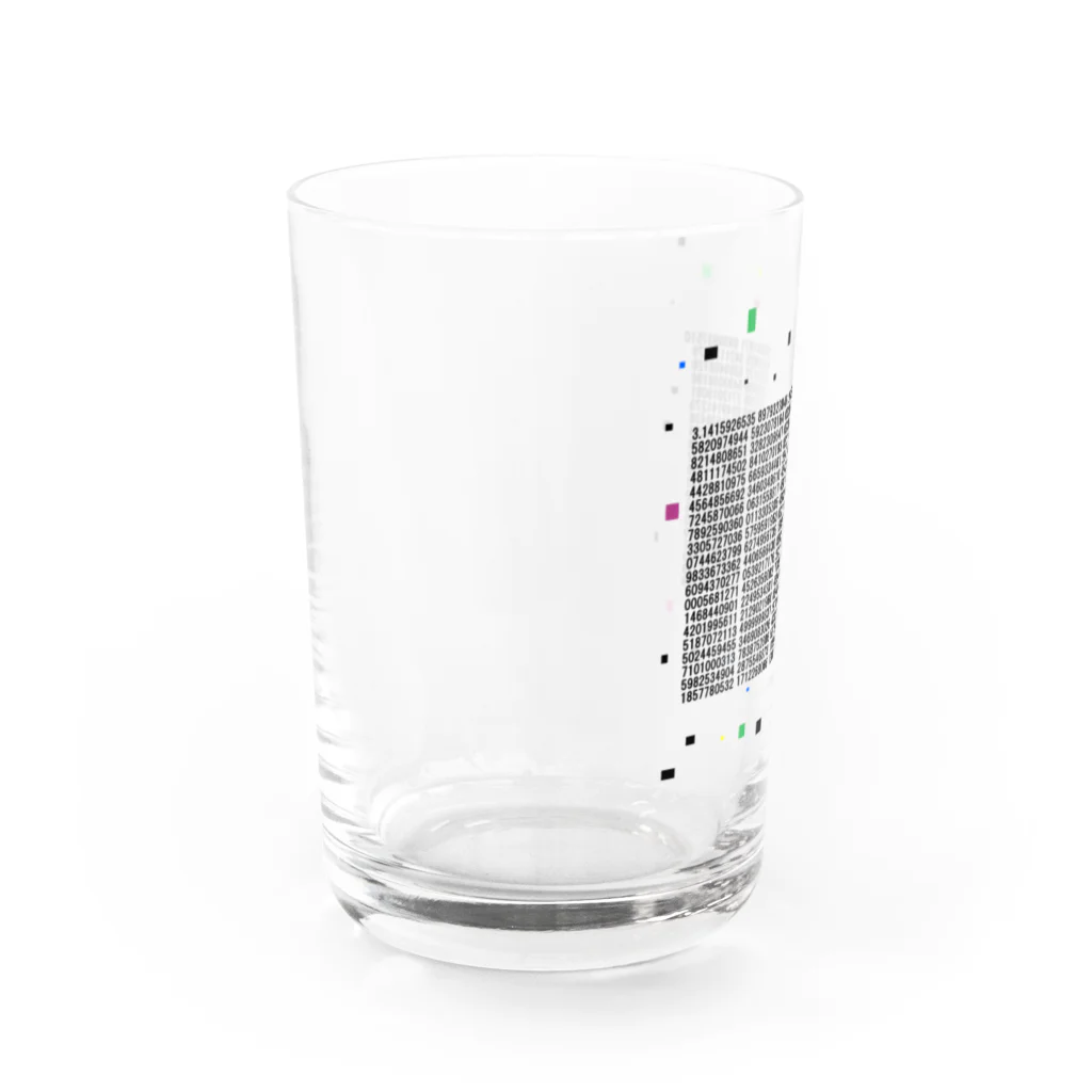 noiSutoaの円周率を1000桁 Water Glass :left