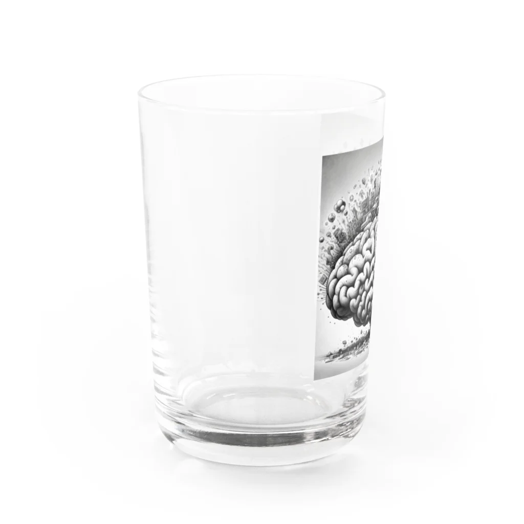 greenartの脳味噌豆苗状態 Water Glass :left