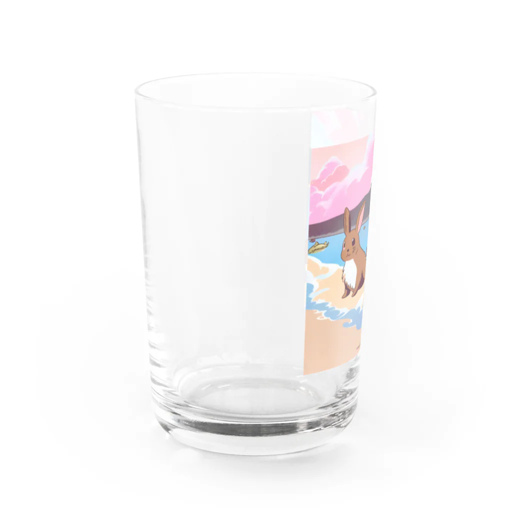 Chama's shopのビーチアニマル Water Glass :left