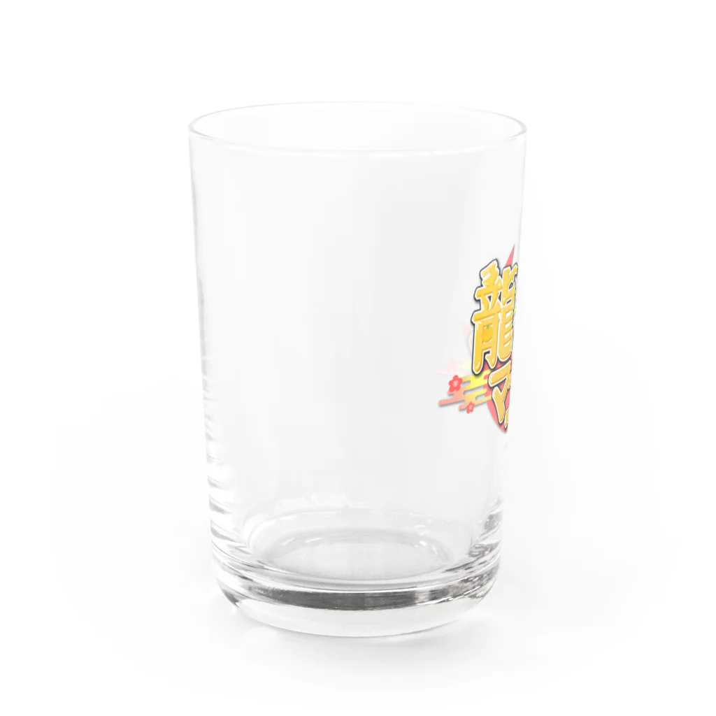 龍マニアshopの和柄龍マニアロゴ Water Glass :left