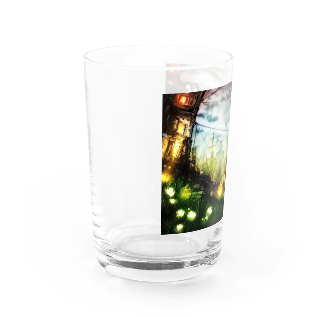 むぎちゃさぼてんの厭世に咲く Water Glass :left