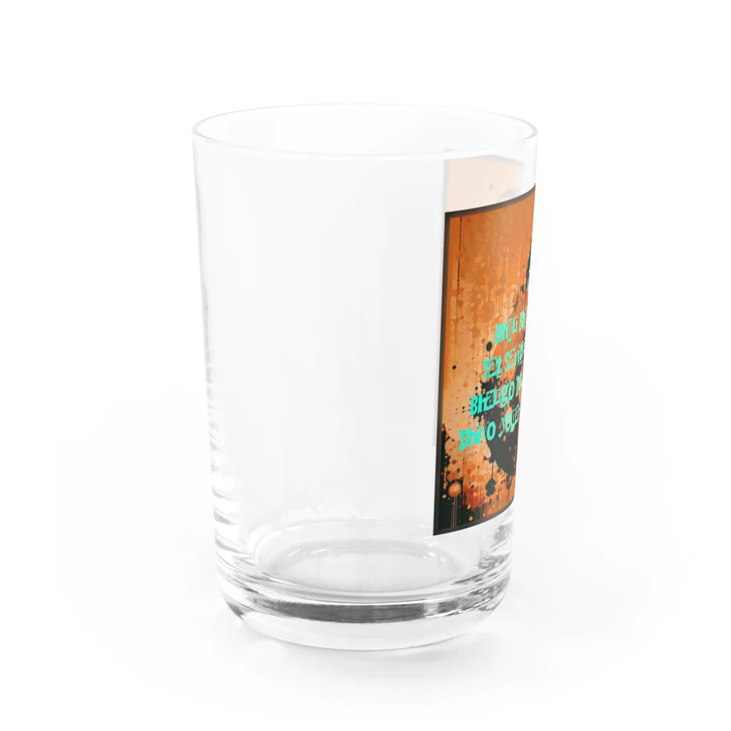 サイケデリック平和堂のサイケガヤトリーマントラ Water Glass :left