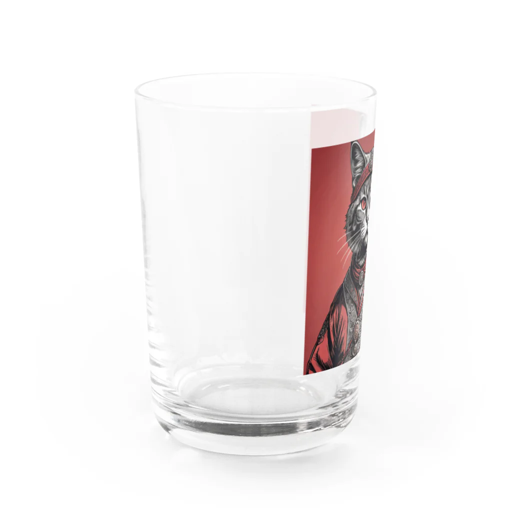 hogarakuの縄文猫 Water Glass :left