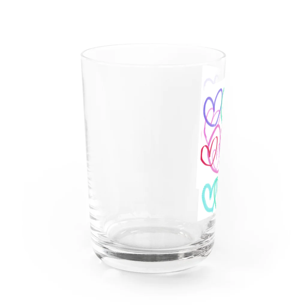 日向部屋のハートがいっぱい Water Glass :left