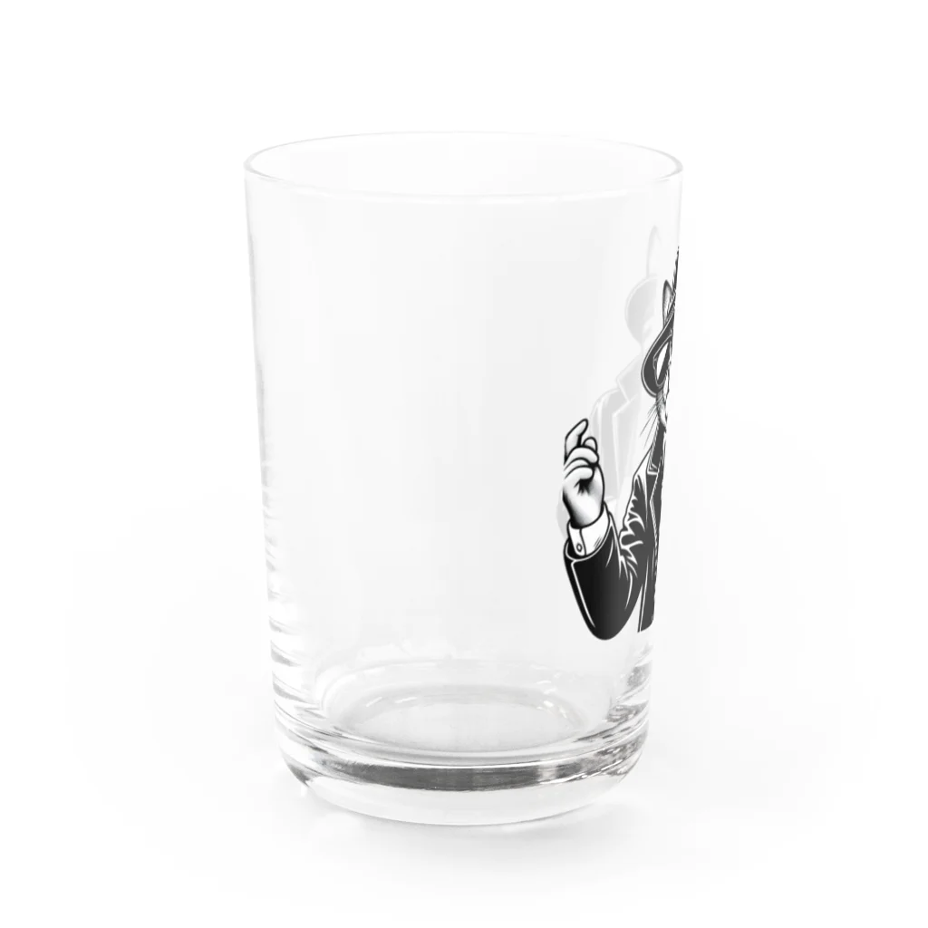 age3mのブルースキャットマン Water Glass :left