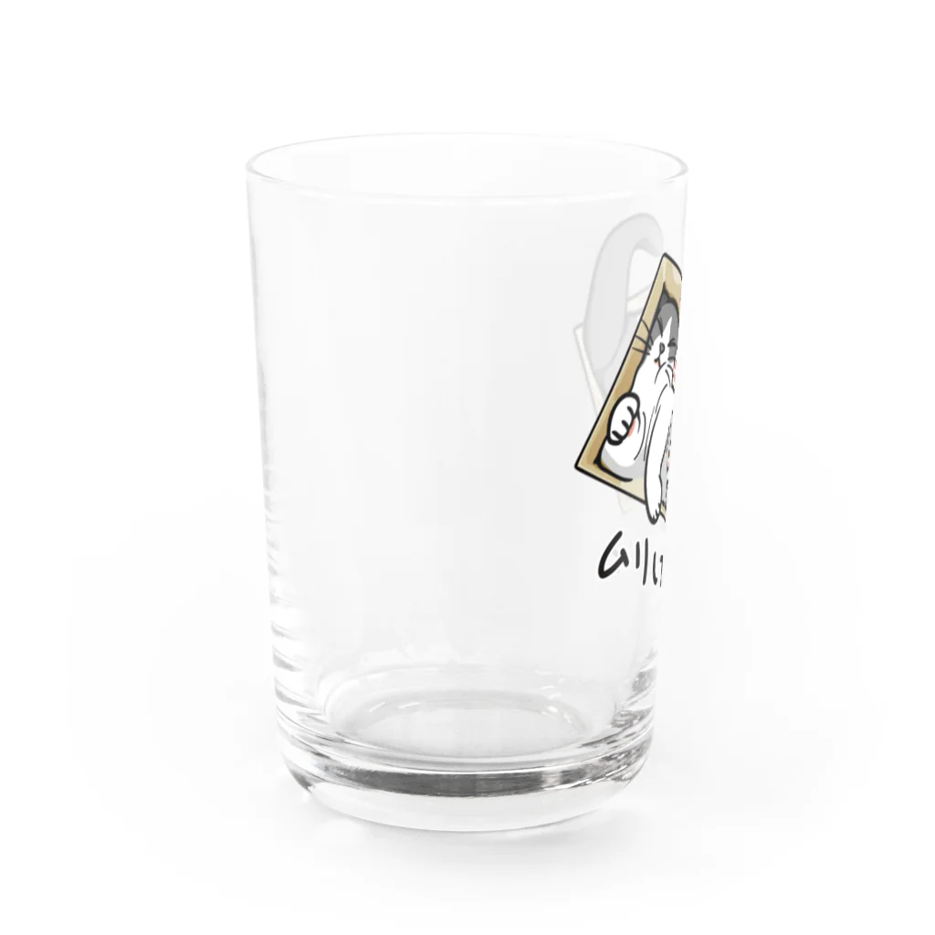 AckeeWolf Art Shopの無理してない？ Water Glass :left