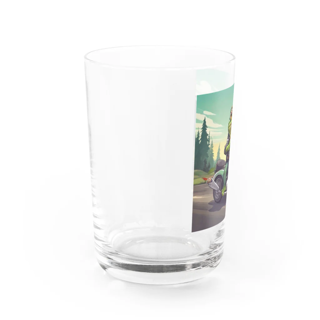 二宮大輔のカエルライダー4兄弟　3男　パオロ Water Glass :left