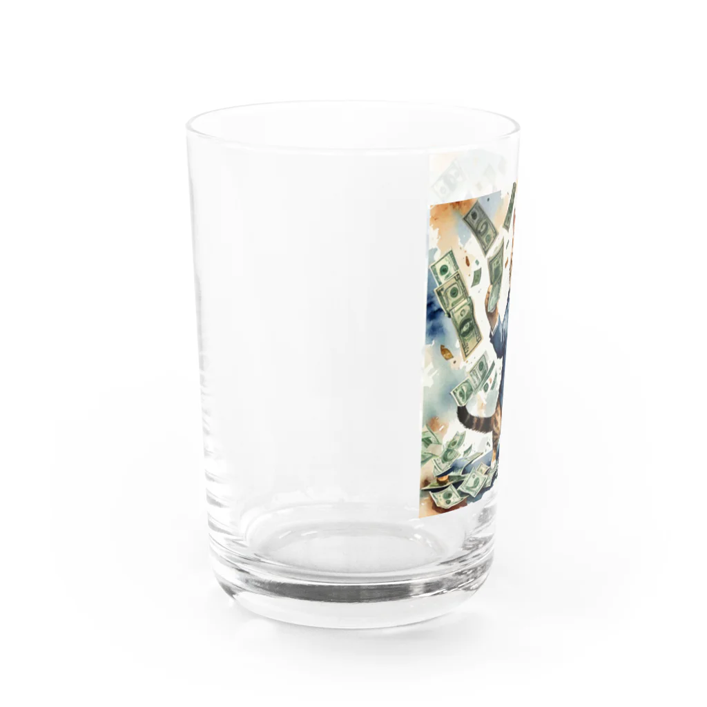 なむねこの猫社長 Water Glass :left