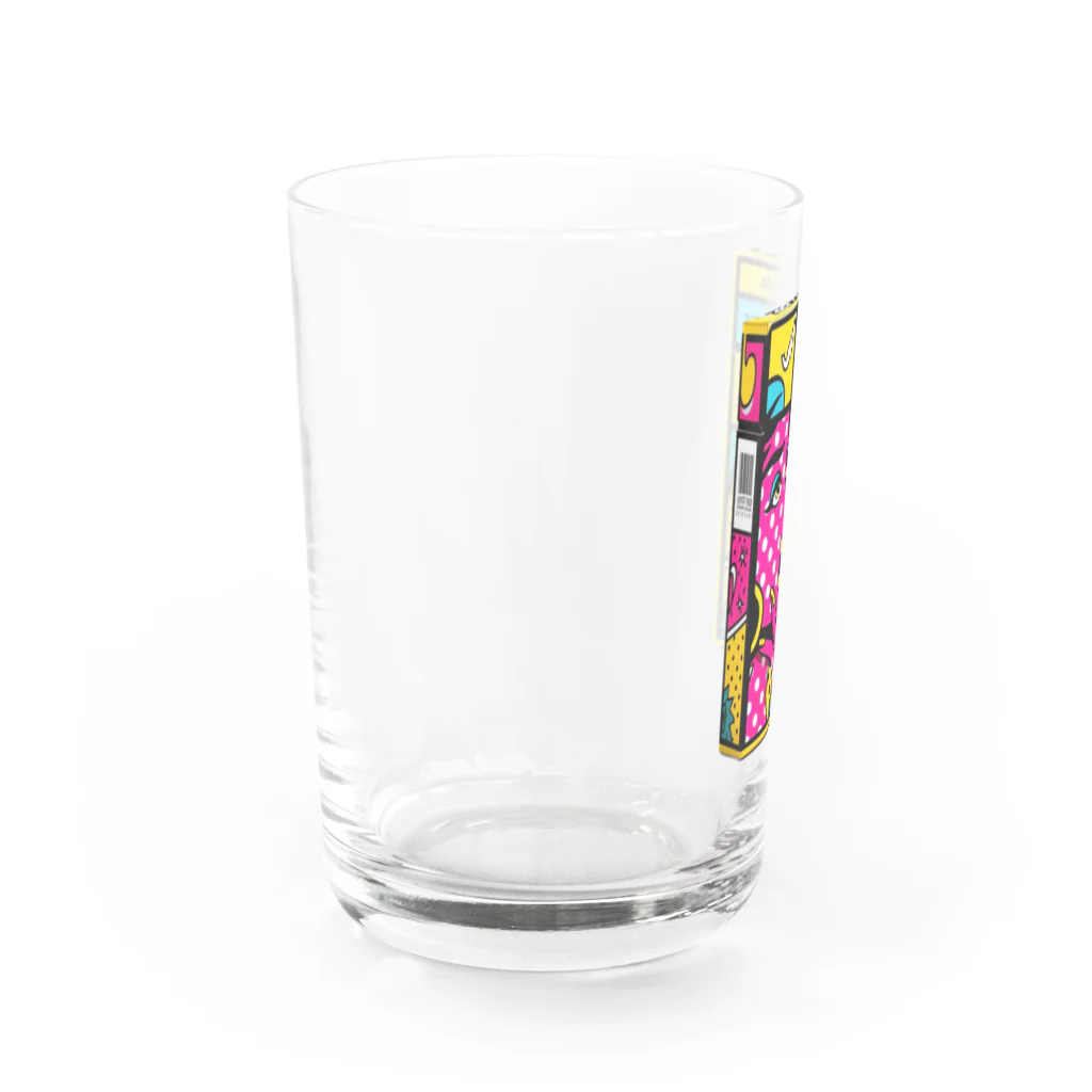 わっふるアートのネオ・シガレットボックス Water Glass :left