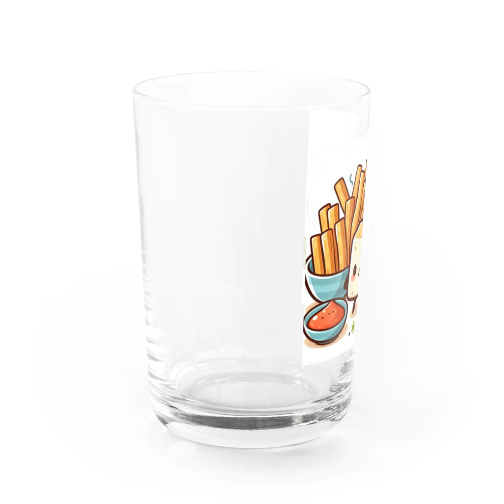 shalify53の揚げ豆腐ちゃん Water Glass :left