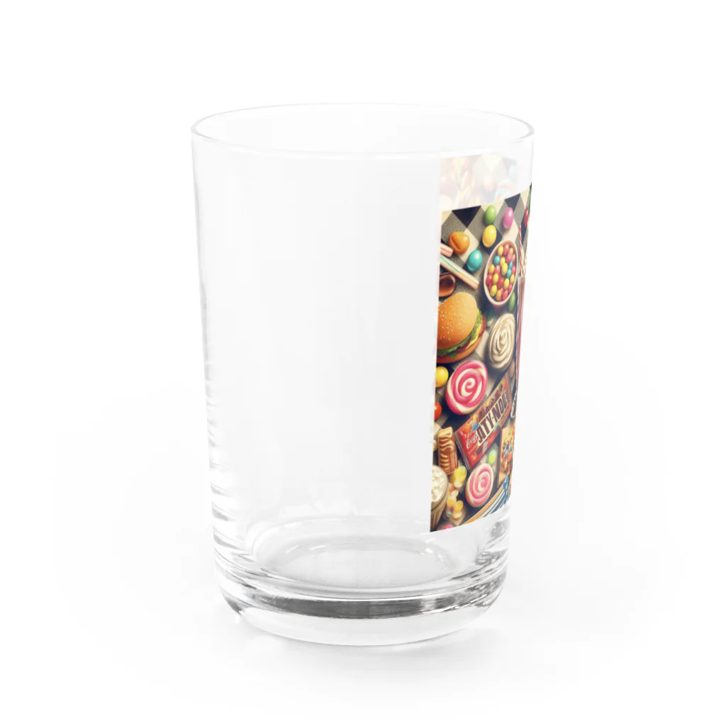 pop50sのsweet pop Water Glass :left