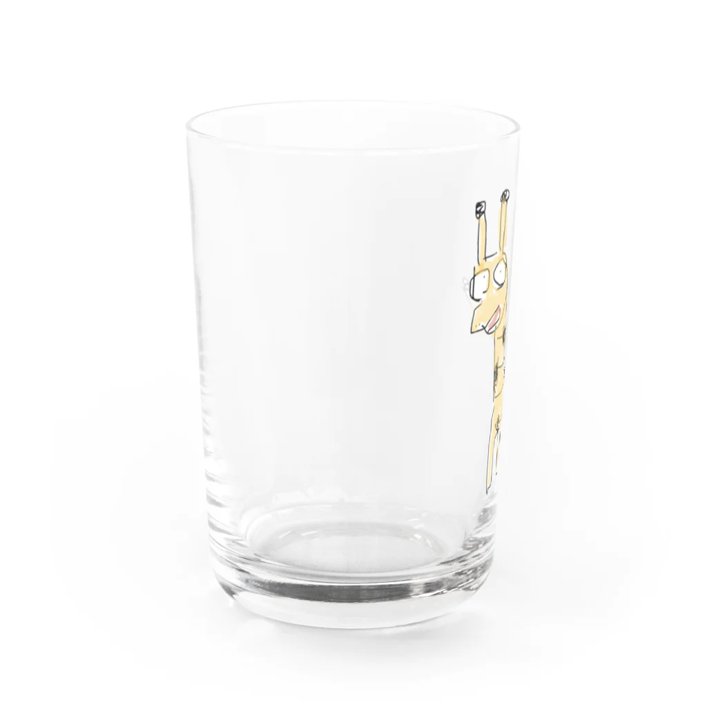 わっかないのきりん Water Glass :left