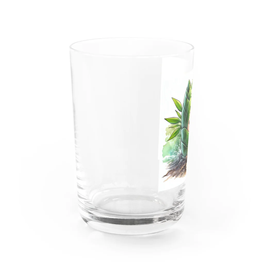 yielanggo007の緑の竹の子 Water Glass :left