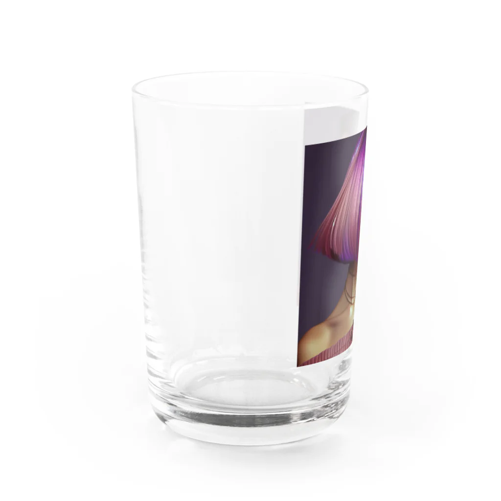 Harukiworksのパープルガール Water Glass :left