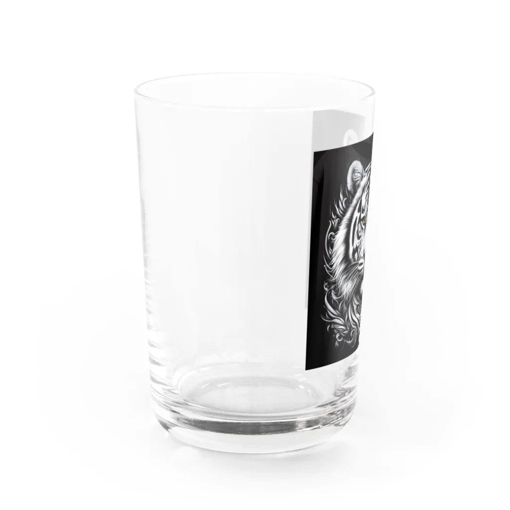 dai-k_1977のカッコいい強そうなトラ Water Glass :left