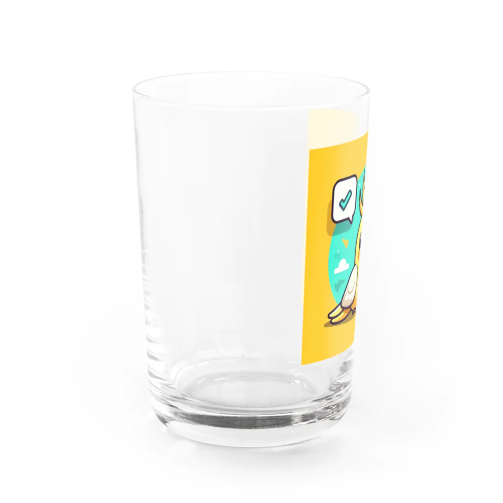 32 310のオカメインコ Water Glass :left