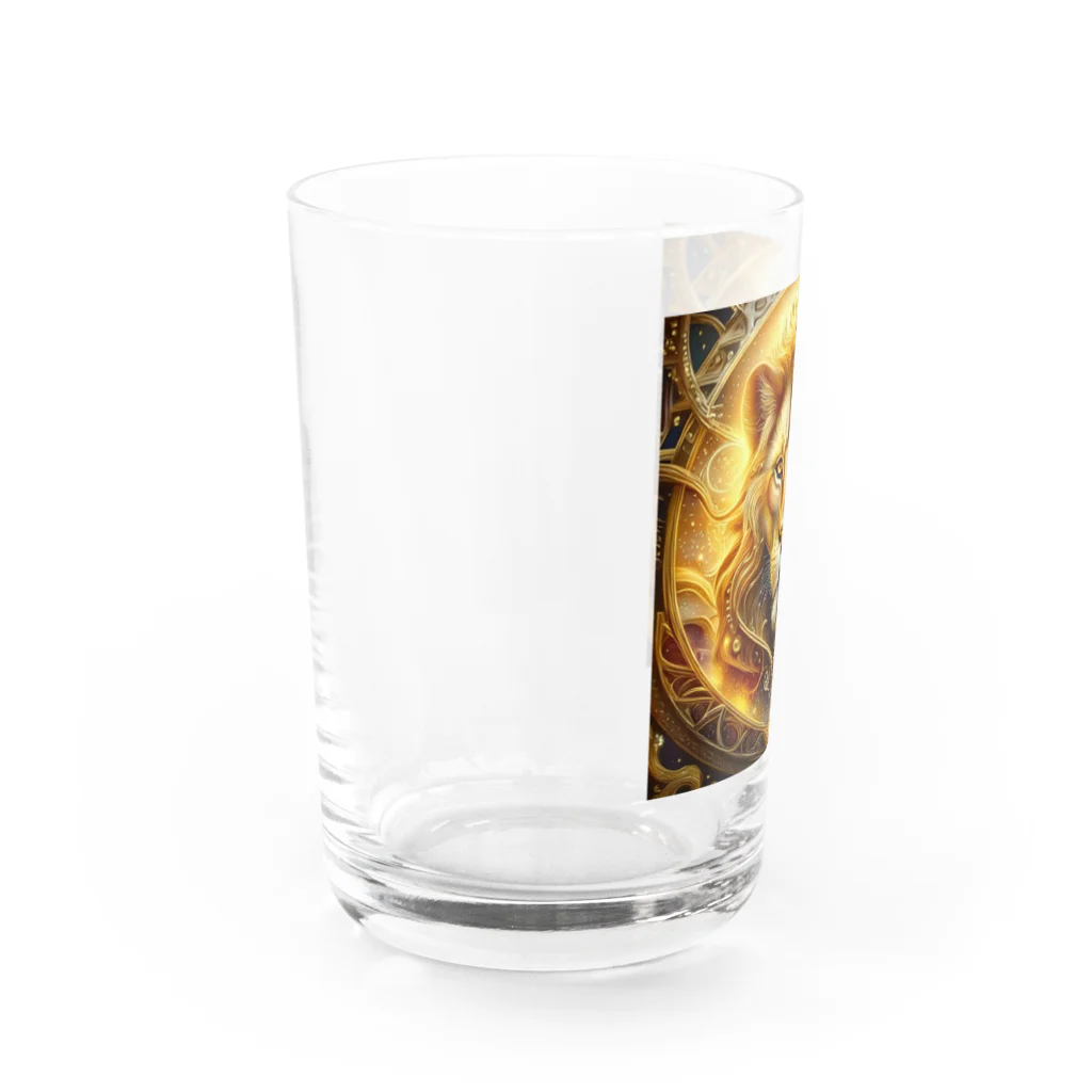 kenny777のゴールドライオン Water Glass :left