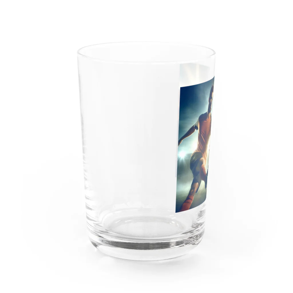 GUNSUNのサッカーの醍醐味 Water Glass :left