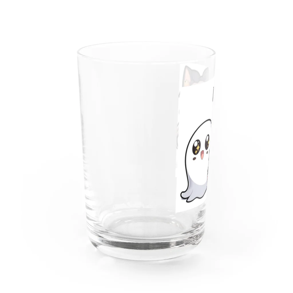 ハローにゃんポコちんストア ～幻想の世界へようこそ～の猫耳キャットガール＆ゴースト Water Glass :left