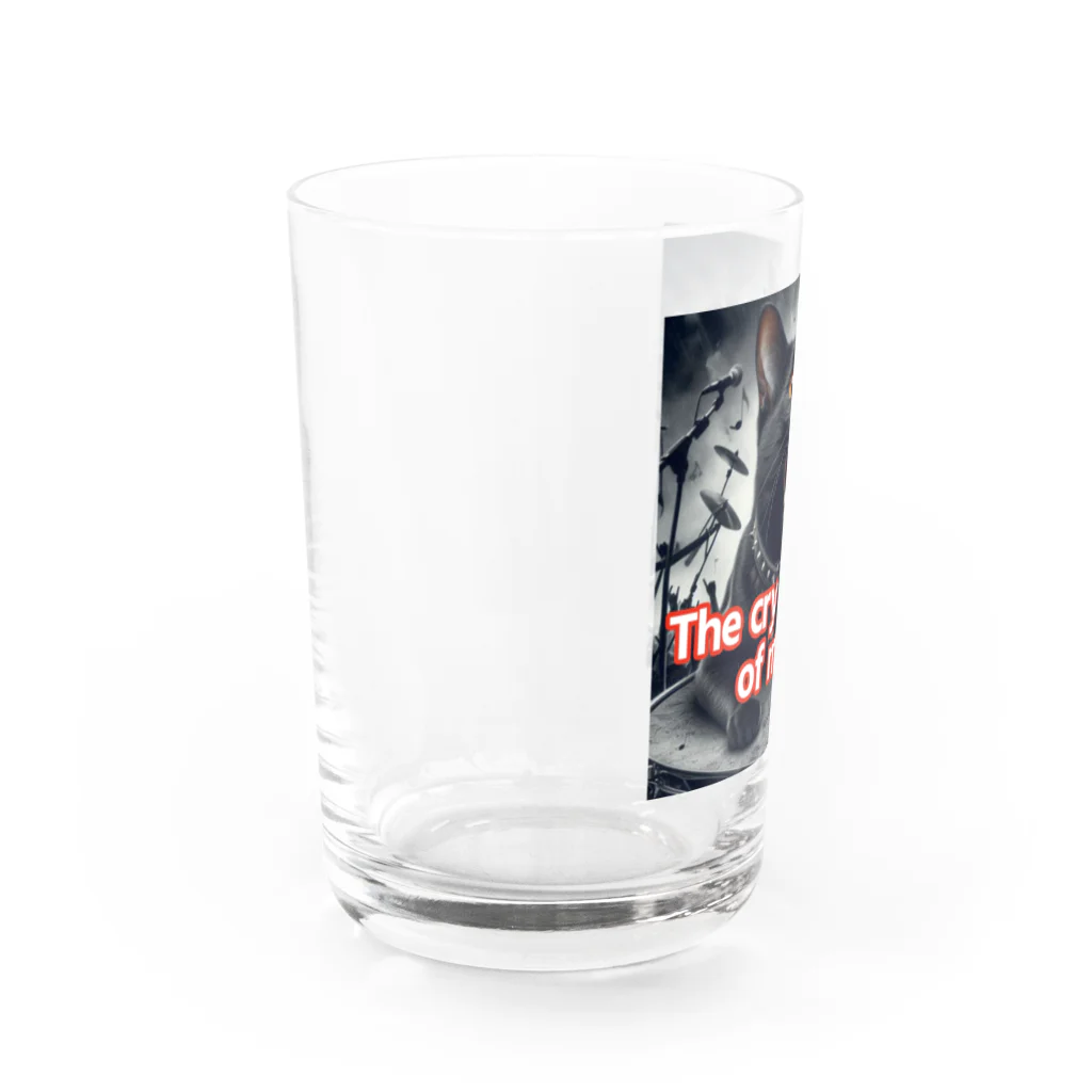 moriyama1981の歌を歌う黒猫 Water Glass :left