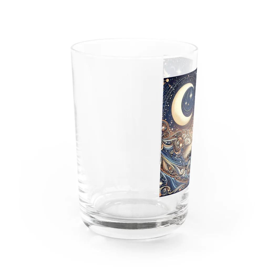 nico251の月夜の輝き グラス左面