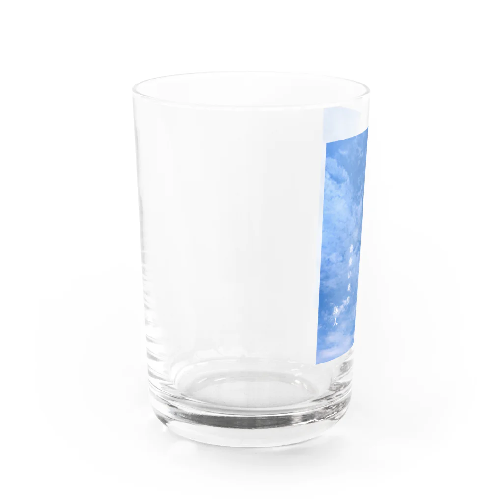 夜のアトリエのハイクアートグッズ Water Glass :left