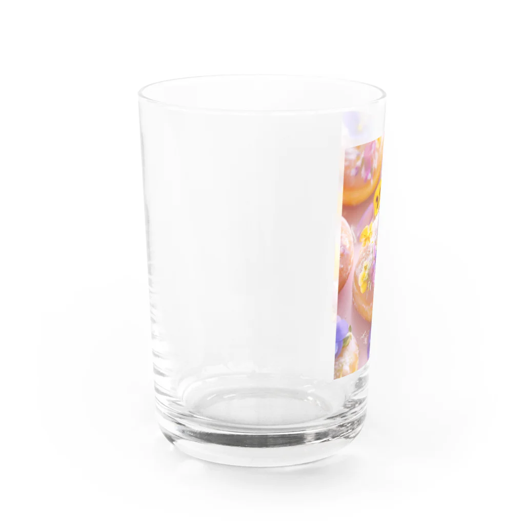 AQUAMETAVERSEの美味しくで可愛く綺麗なドーナツ　なでしこ1478 Water Glass :left