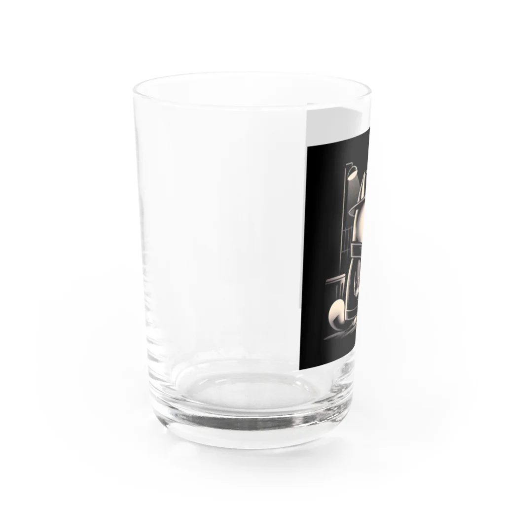 statham2865の猫探偵 Water Glass :left