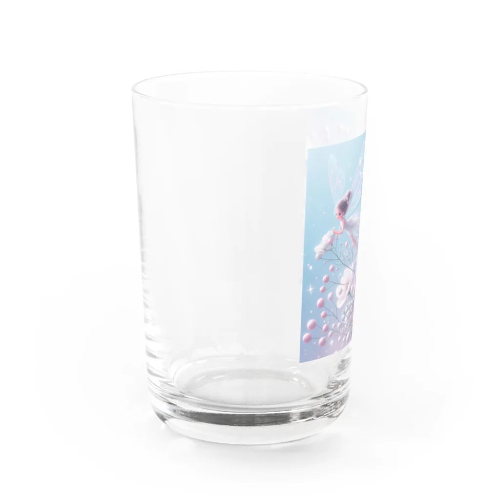 2024billionの花と宝石の妖精4月1 Water Glass :left