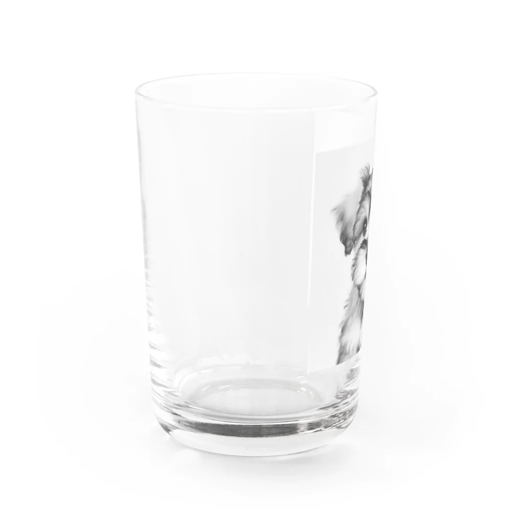 POOどるのミニシュナ Water Glass :left