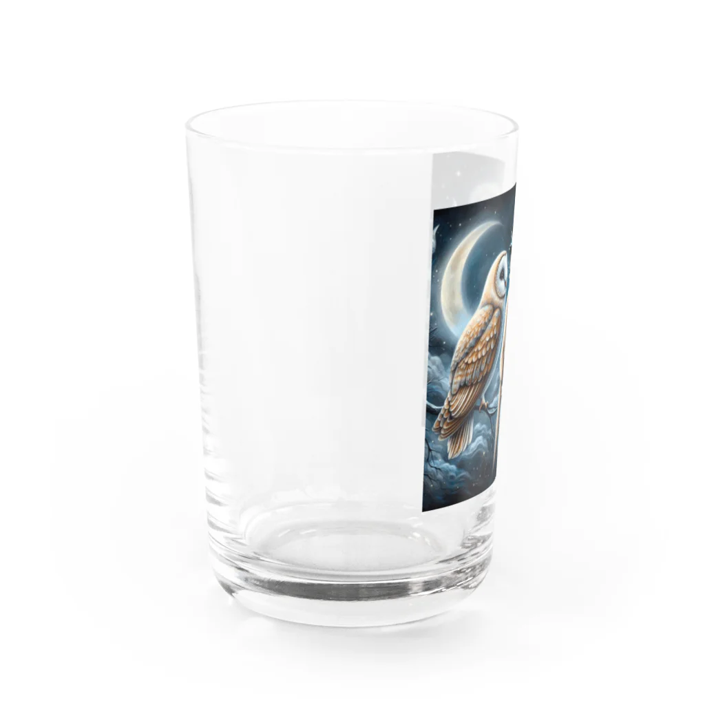 SWQAのフクロウと彼女 Water Glass :left